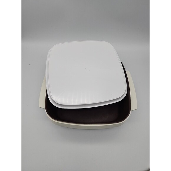 Vintage Thermo Serv Insulated Serving Casserole Vegetable Dish Floral Audry 1984 - Picture 10 of 12